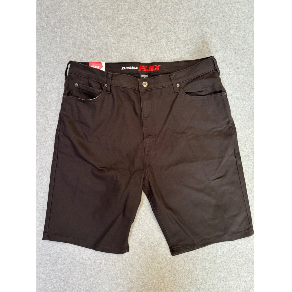 Dickies Flex Duck Shorts Mens 38 Black Workwear AS71PBLK NWT